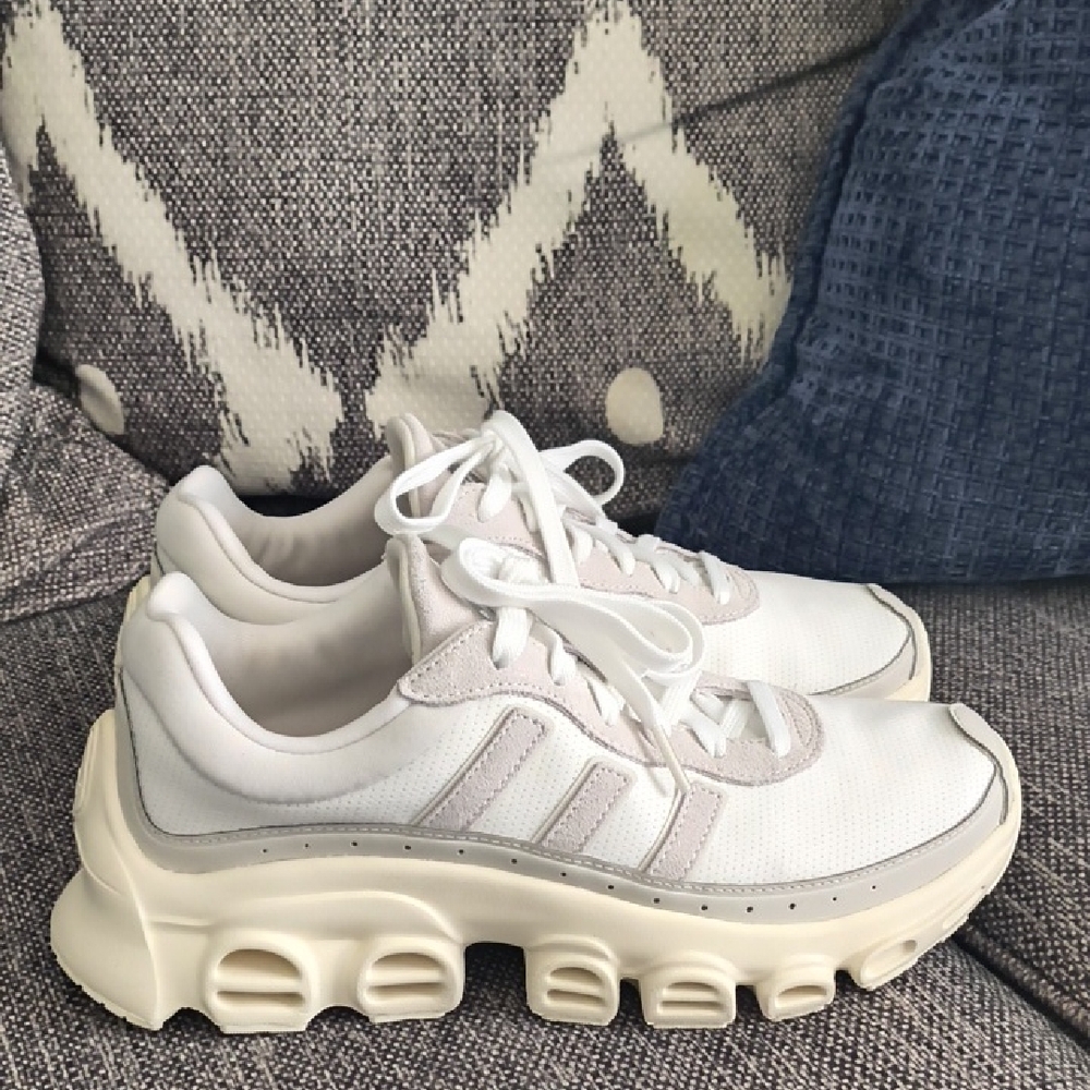 adidas adiFOM Megaride sneakers, which feature a design inspired by early 2000s